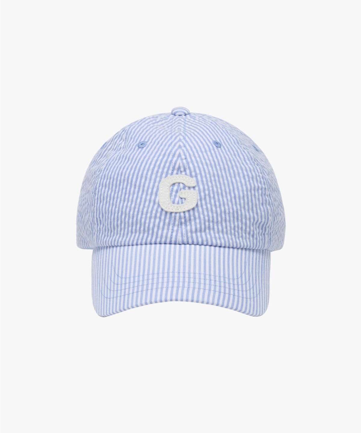 골스튜디오(GOALSTUDIO) G LOGO SEERSUCKER BALL CAP-SKY BLUE
