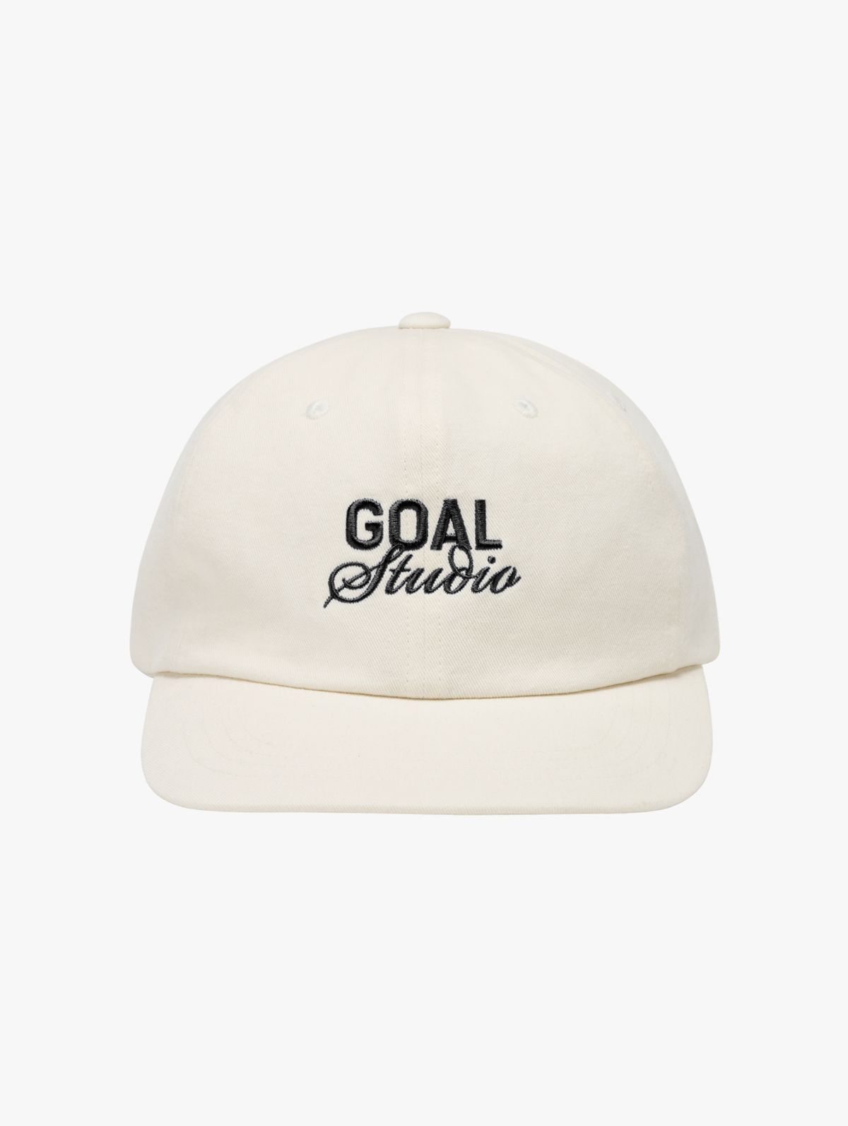 골스튜디오(GOALSTUDIO) FLAT BRIM CAP-OFF WHITE