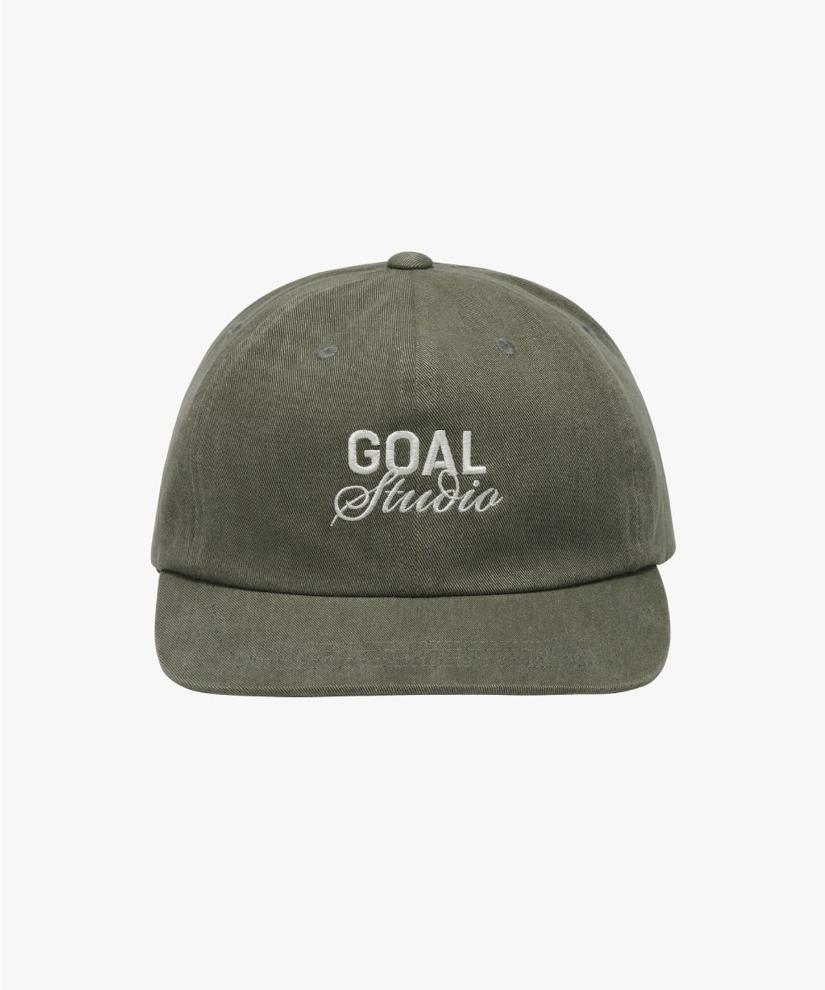 골스튜디오(GOALSTUDIO) FLAT BRIM CAP-OLIVE GREEN