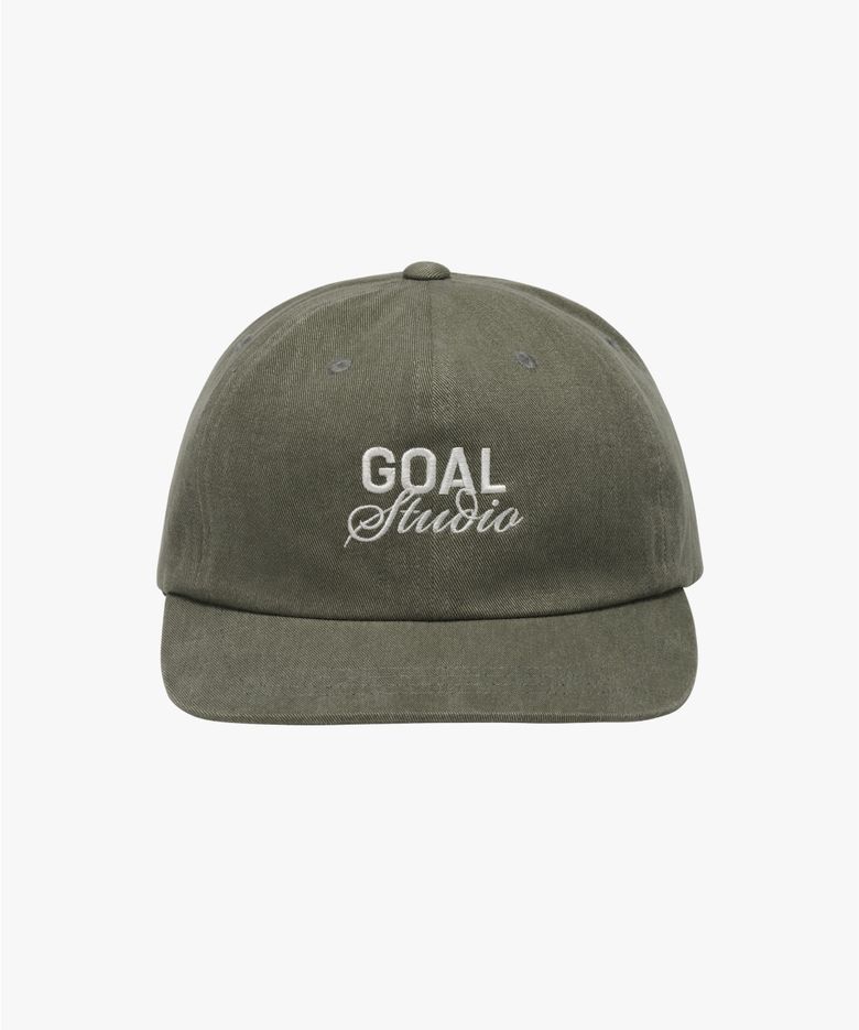 FLAT BRIM CAP-OLIVE GREEN