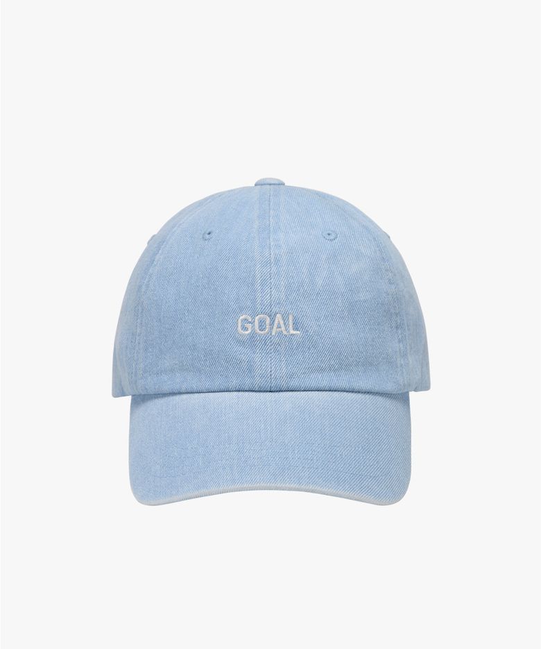 GOAL EMBROIDERY BALL CAP-SKY BLUE(DENIM)