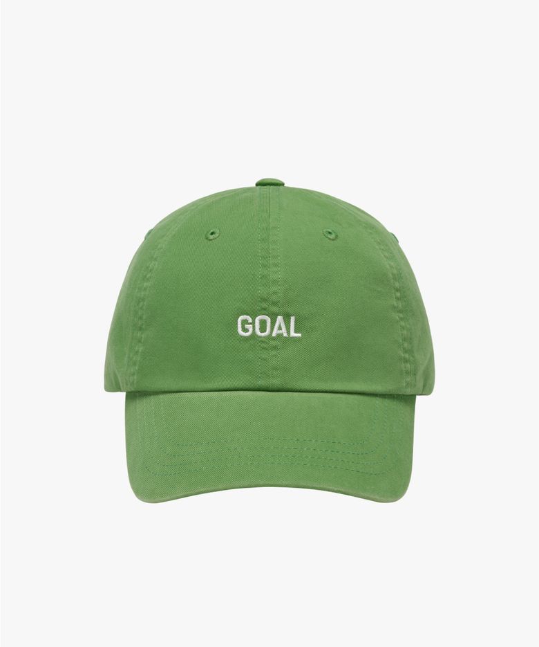 GOAL EMBROIDERY BALL CAP-LIGHT GREEN