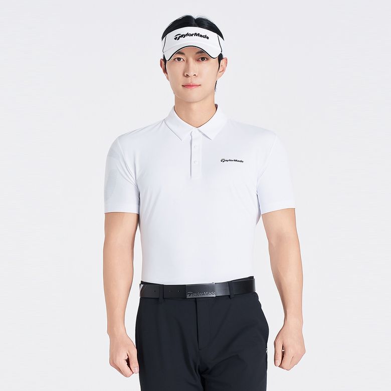 남성 소매 빅로고 카라 반팔 티셔츠 T8031TO2741-100