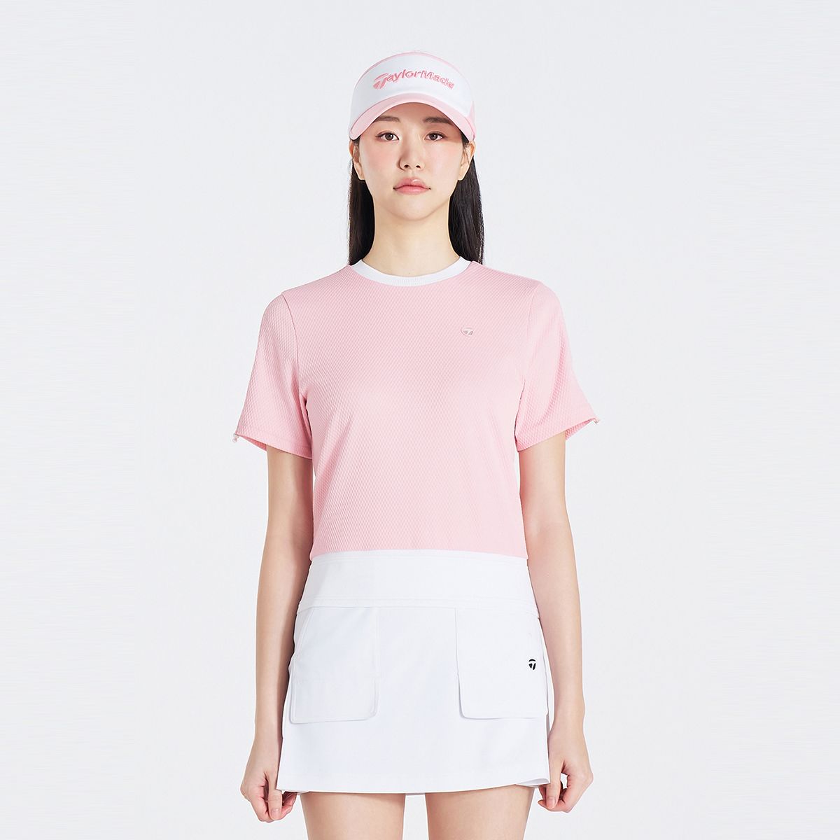 테일러메이드 어패럴(TAYLORMADE APPAREL) 여성 라운드 반팔 티셔츠 TTO-61HG45-403