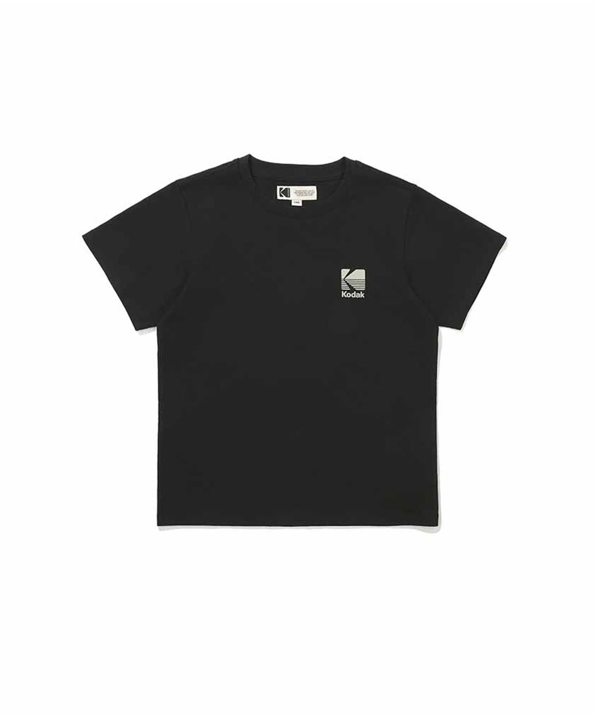 코닥 키즈(KODAK KIDS) 빅로고 코튼 반팔 티셔츠 키즈 BLACK
