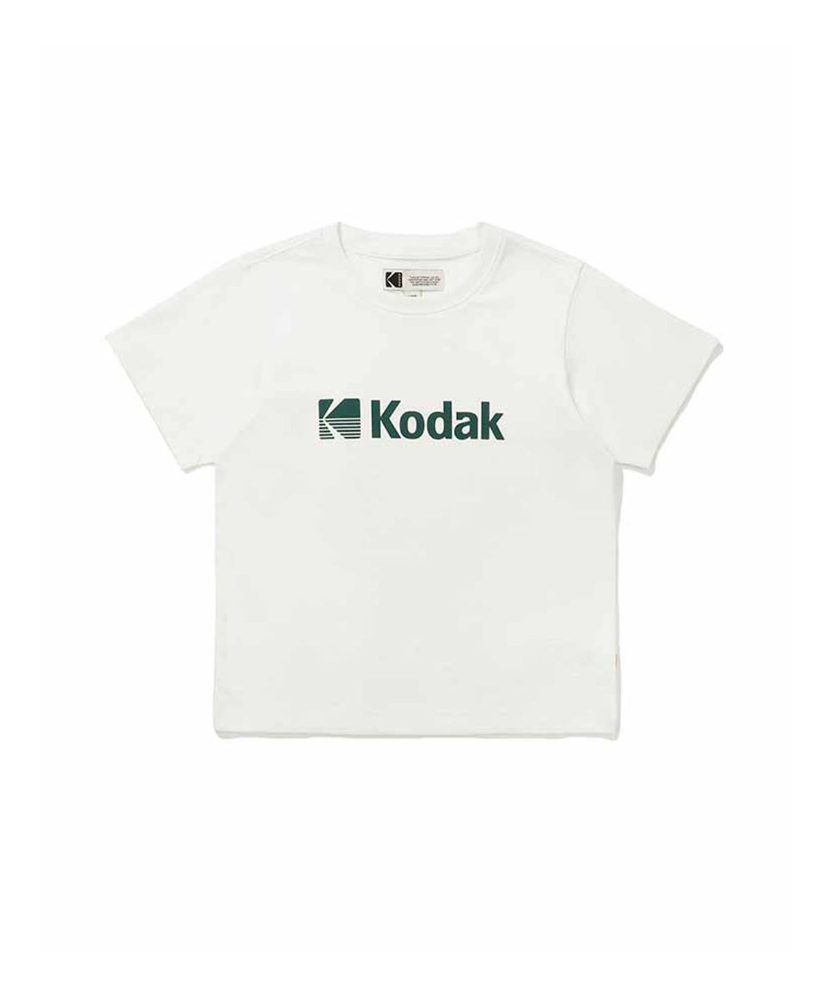 코닥 키즈(KODAK KIDS) 빅로고 아스킨 레귤러핏 반팔 티셔츠 키즈 WHITE