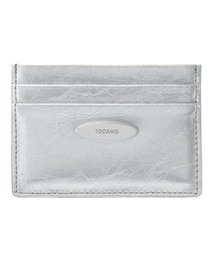 빈티지 카드지갑 실버 [소가죽]