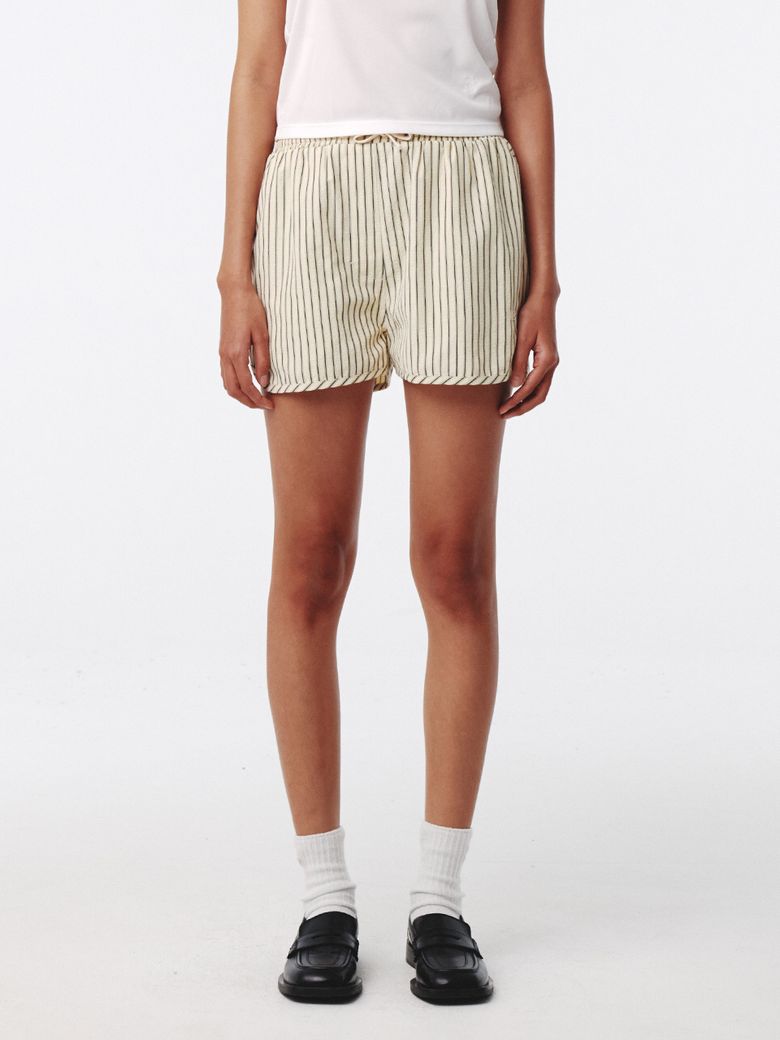 Stripe Shorts Butter Stripe