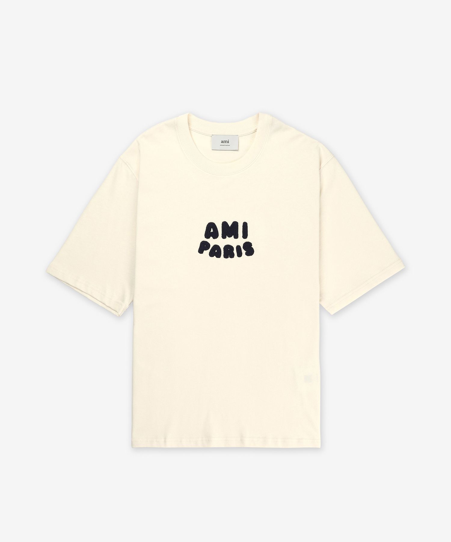 【ami】★PARIS LOGO PATCH SHORT SLEEVE T-SHIRT★正規品★ MUSINSA | AMI Paris Logo Patch Short Sleeve T-Shirt - White