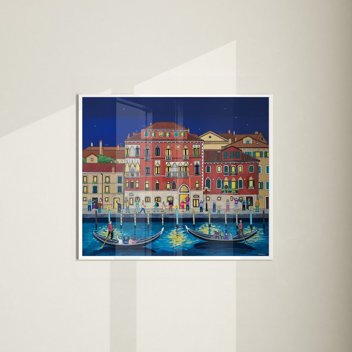 갤러리티(GALLERYT) Venezia - 강지 작가 포스터 액자 60x50cm