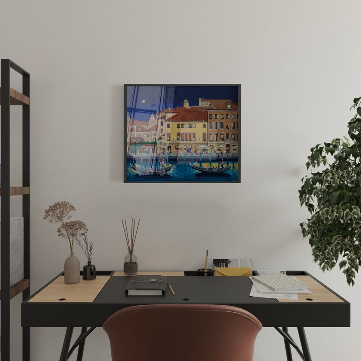 갤러리티(GALLERYT) Venezia Ⅱ - 강지 작가 포스터 액자 60x50cm
