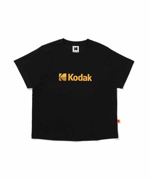 빅로고 아스킨 반팔 티셔츠 우먼 BLACK