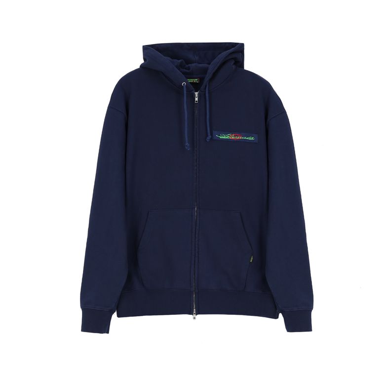 HERMANO ZIP HOODIE [NAVY]