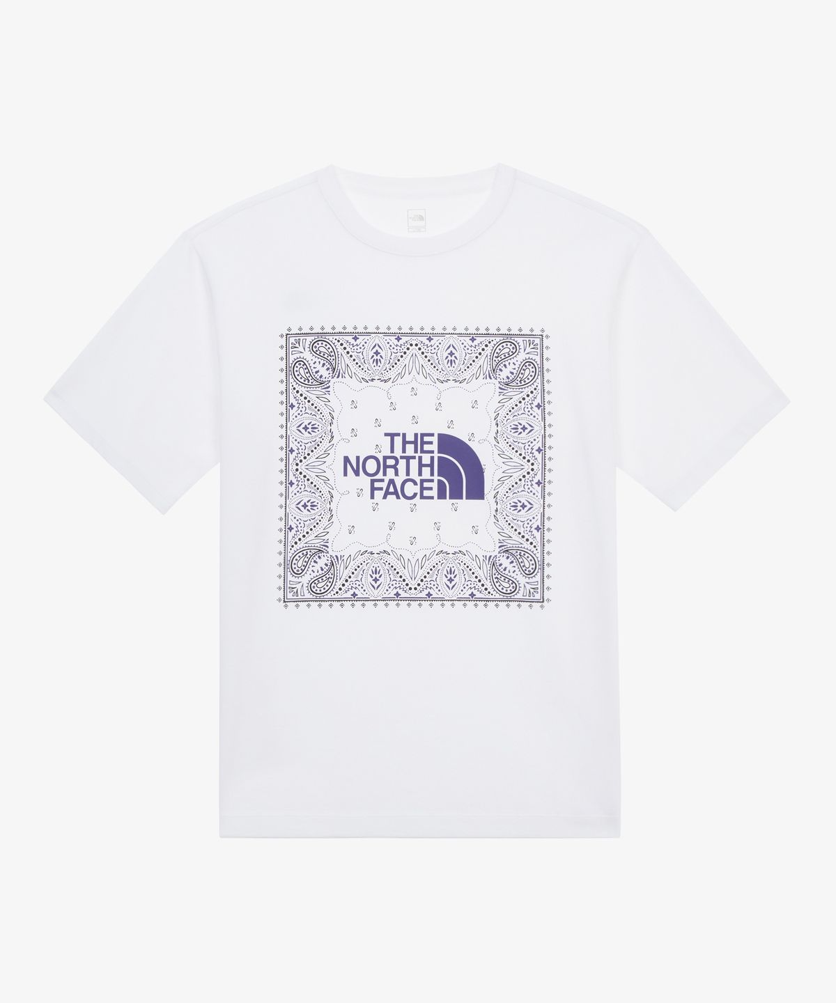 노스페이스(THE NORTH FACE) NT7UR13B 남성 반다나 반팔 티셔츠 WHITE