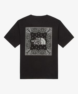 NT7UR13A 남성 반다나 반팔 티셔츠_BLACK