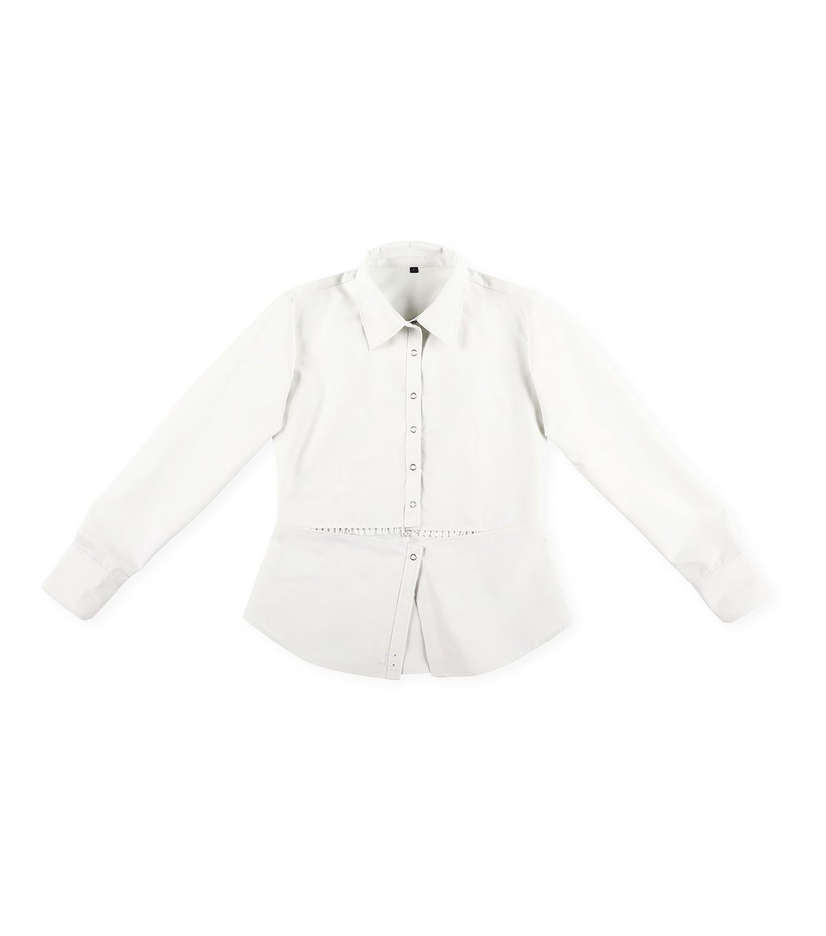 큐클리프(CUECLYP) [BB] Snap Slim Fit Shirts  (White)