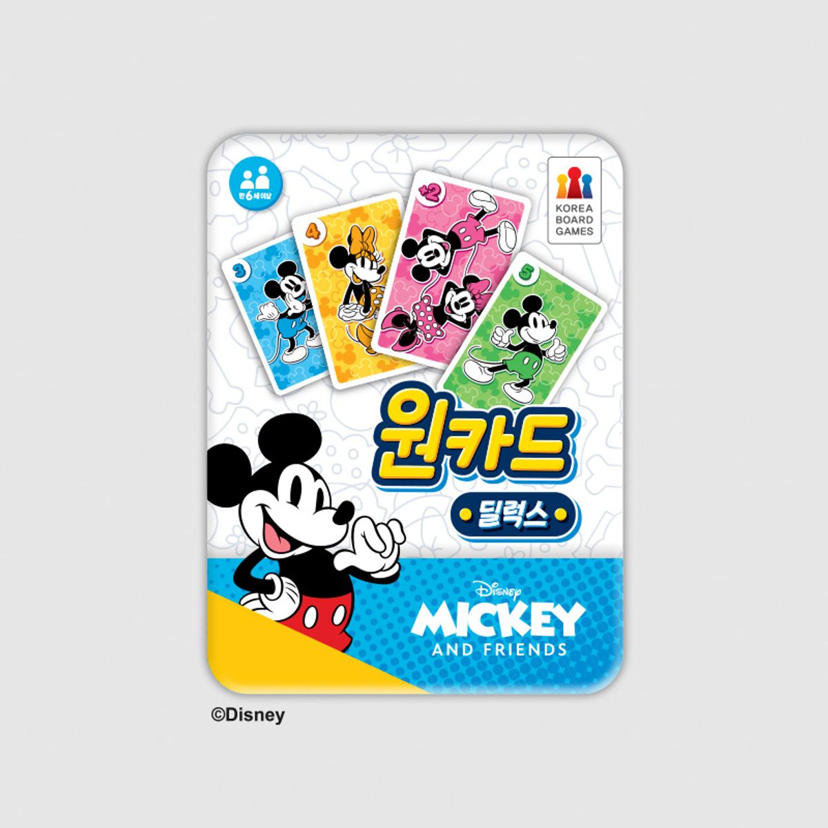 코리아보드게임즈(Korea Boardgames) 원카드 딜럭스 미키와 친구들