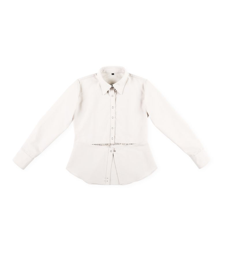 [BB] Snap Slim Fit Shirts  (Ivory)