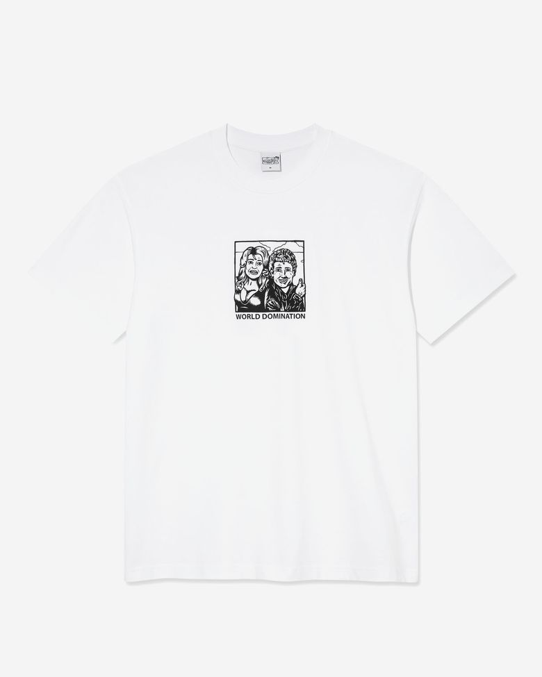 WORLD DOMINATION TEE [WHITE]