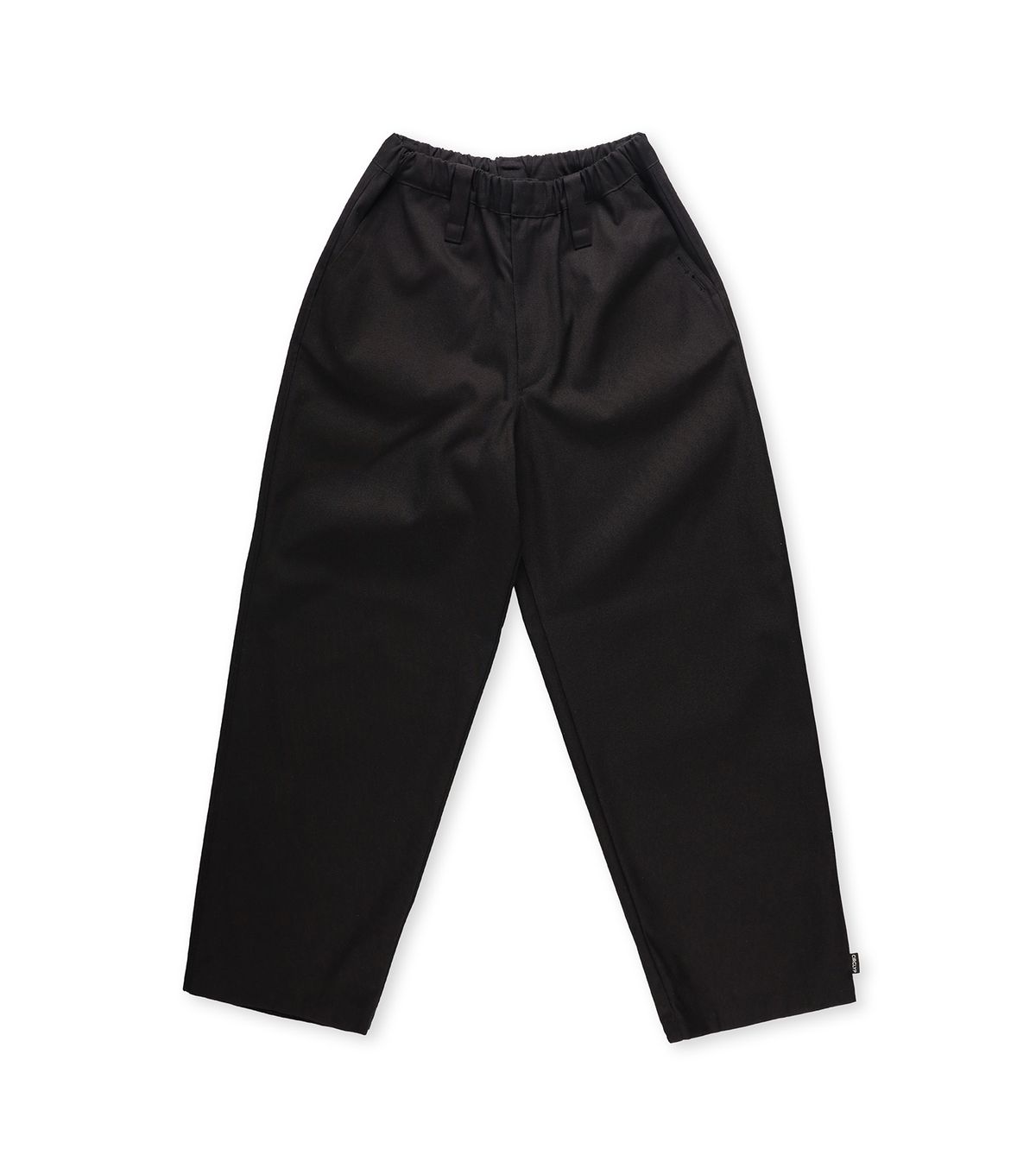 큐클리프(CUECLYP) [BB] Essential Curved Pants (Black)