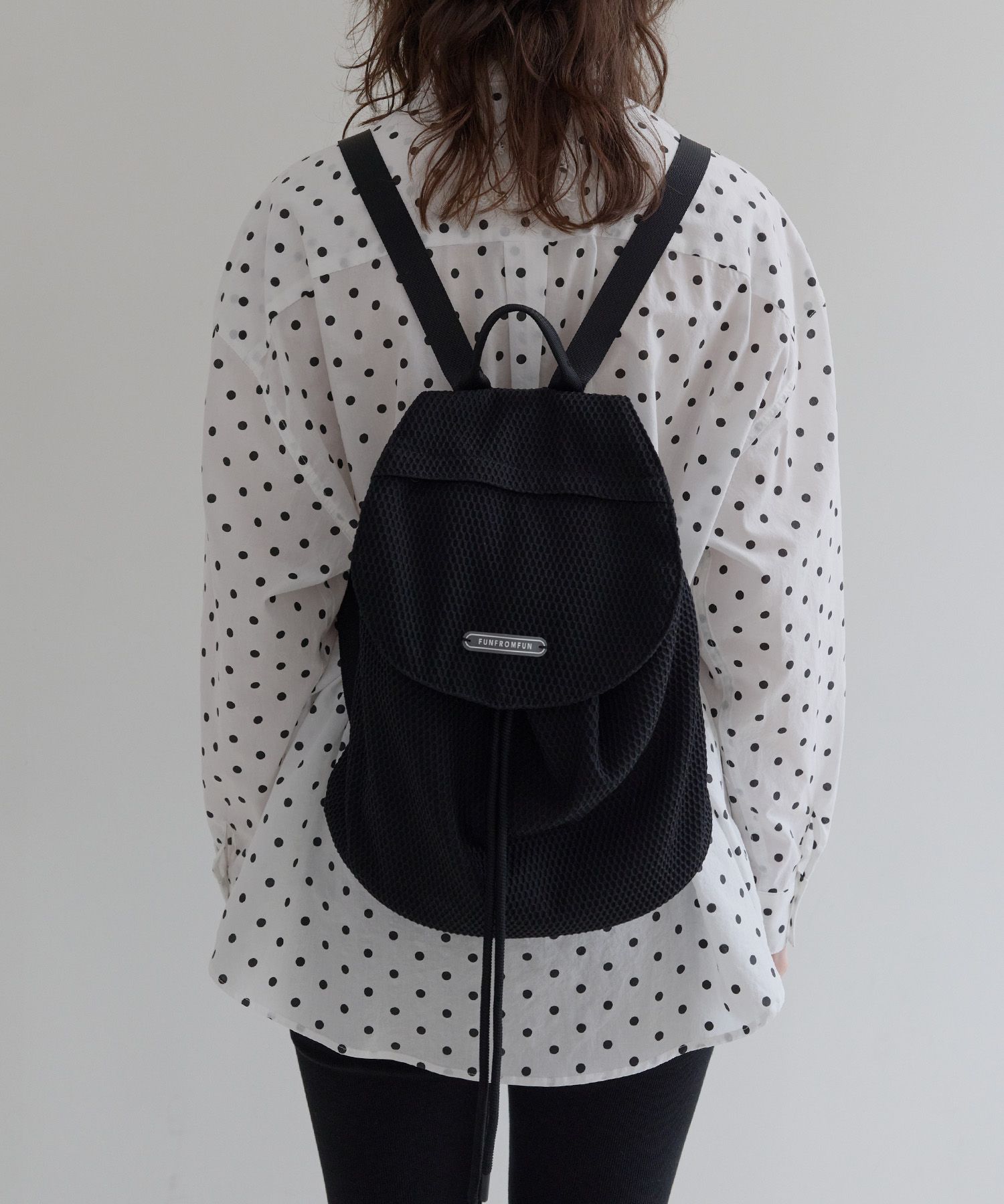 【FUNFROMFUN】Easy Mesh Backpack ★韓国人気★ 追跡付 MUSINSA | FUNFROMFUN Easy Mesh Backpack (Black)