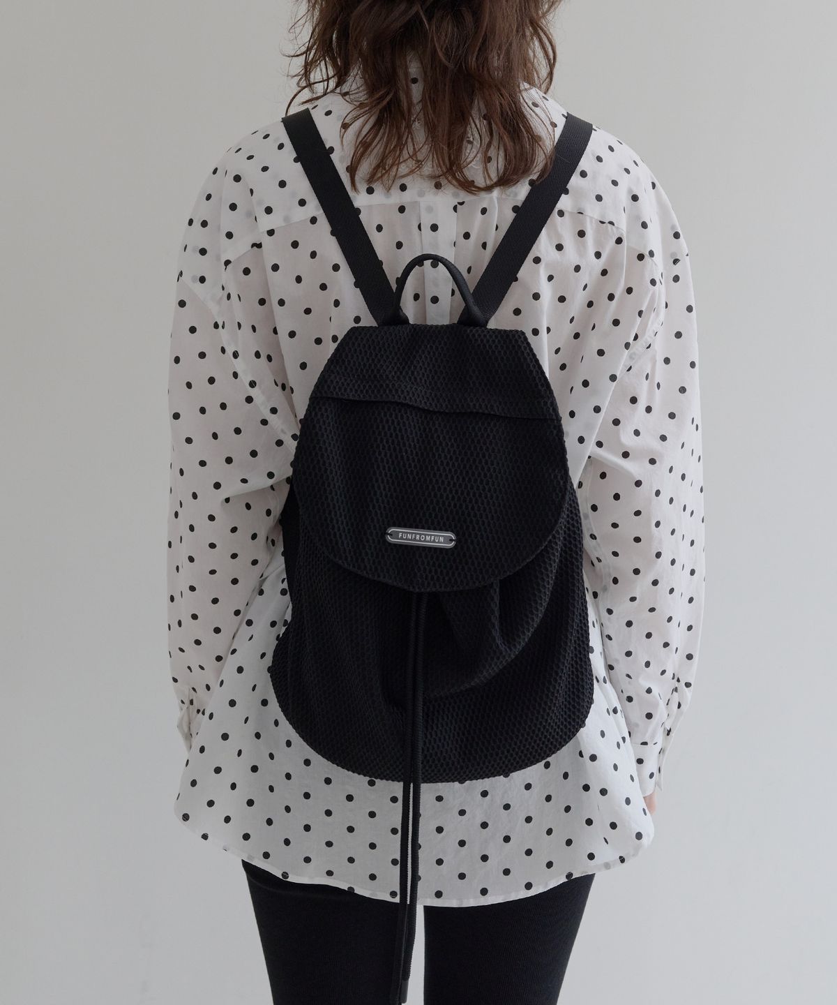 펀프롬펀(FUNFROMFUN) Easy Mesh Backpack (Black)