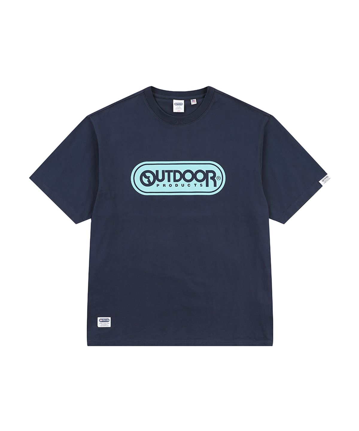 아웃도어 프로덕츠(OUTDOOR PRODUCTS) CAPSULE LOGO T-SHIRTS (NAVY)