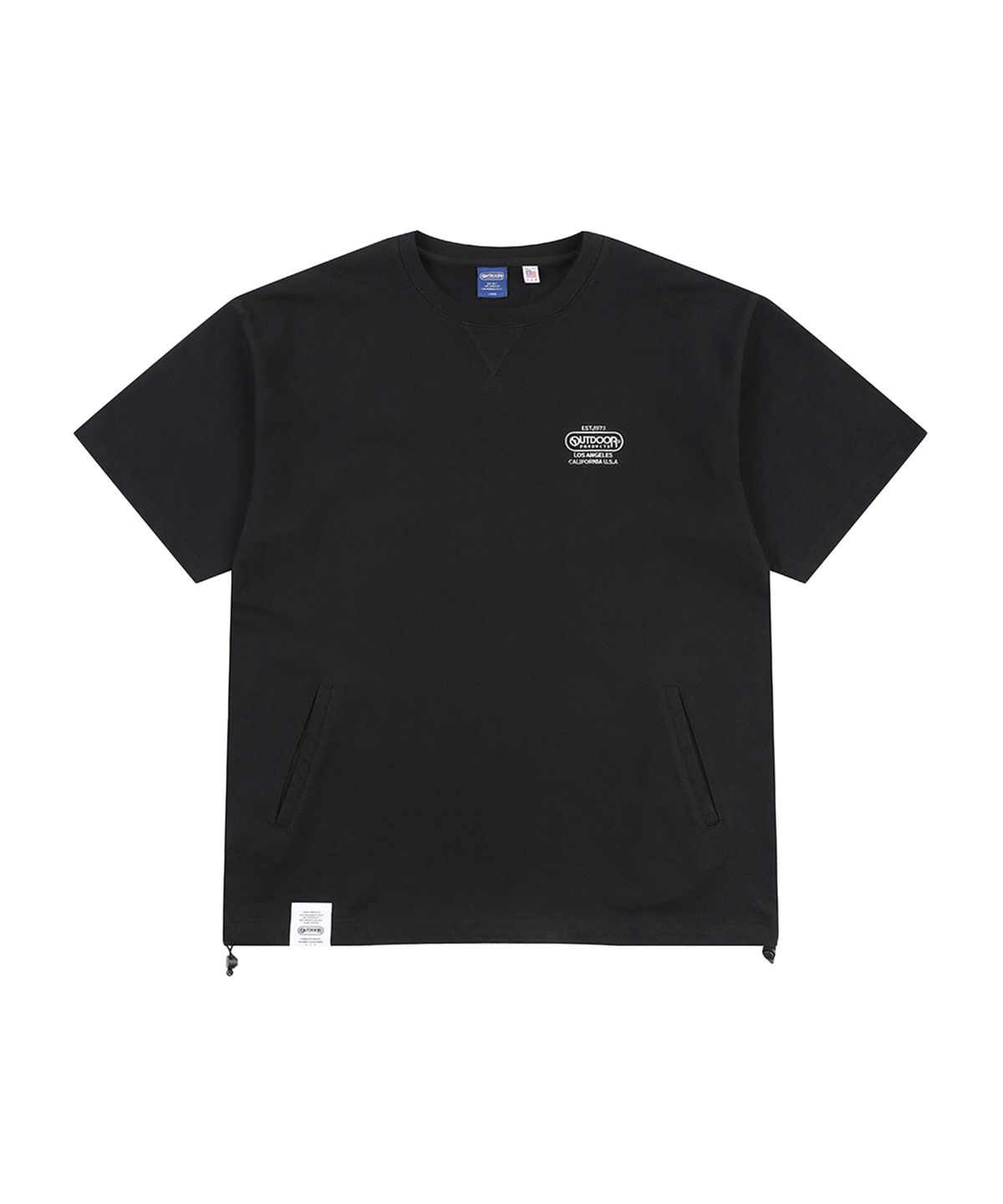 아웃도어 프로덕츠(OUTDOOR PRODUCTS) STRING POCKET T-SHIRTS (BLACK)
