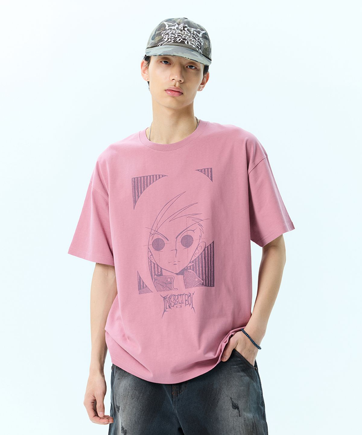 크리틱(CRITIC) INSECT BOY AWAKENING T-SHIRT PINK