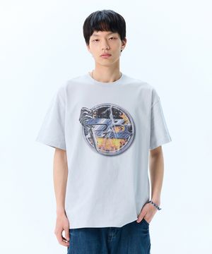 BURNING BLADE T-SHIRTS LIGHT GREY
