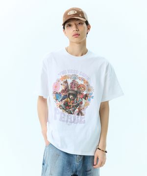 YOU NEED SOME PEACE T-SHIRTS WHITE