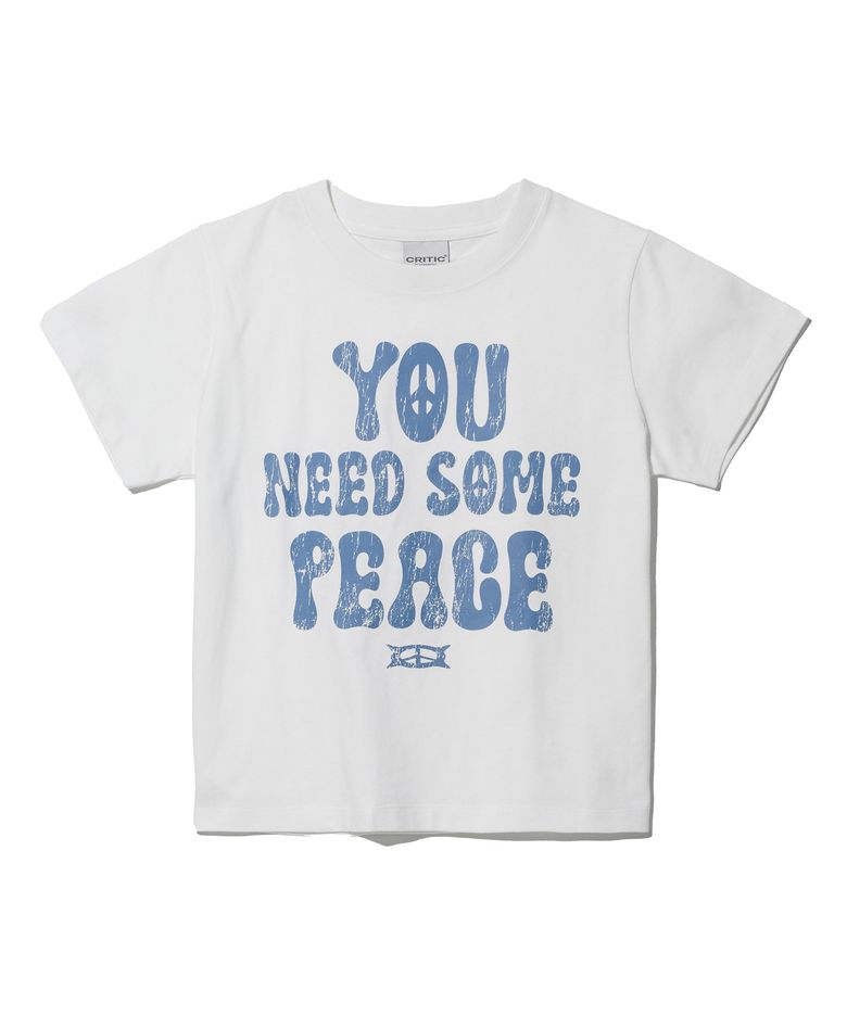 YOU NEED SOME PEACE LOGO T-SHIRT (FOR WOMEN) WHITE