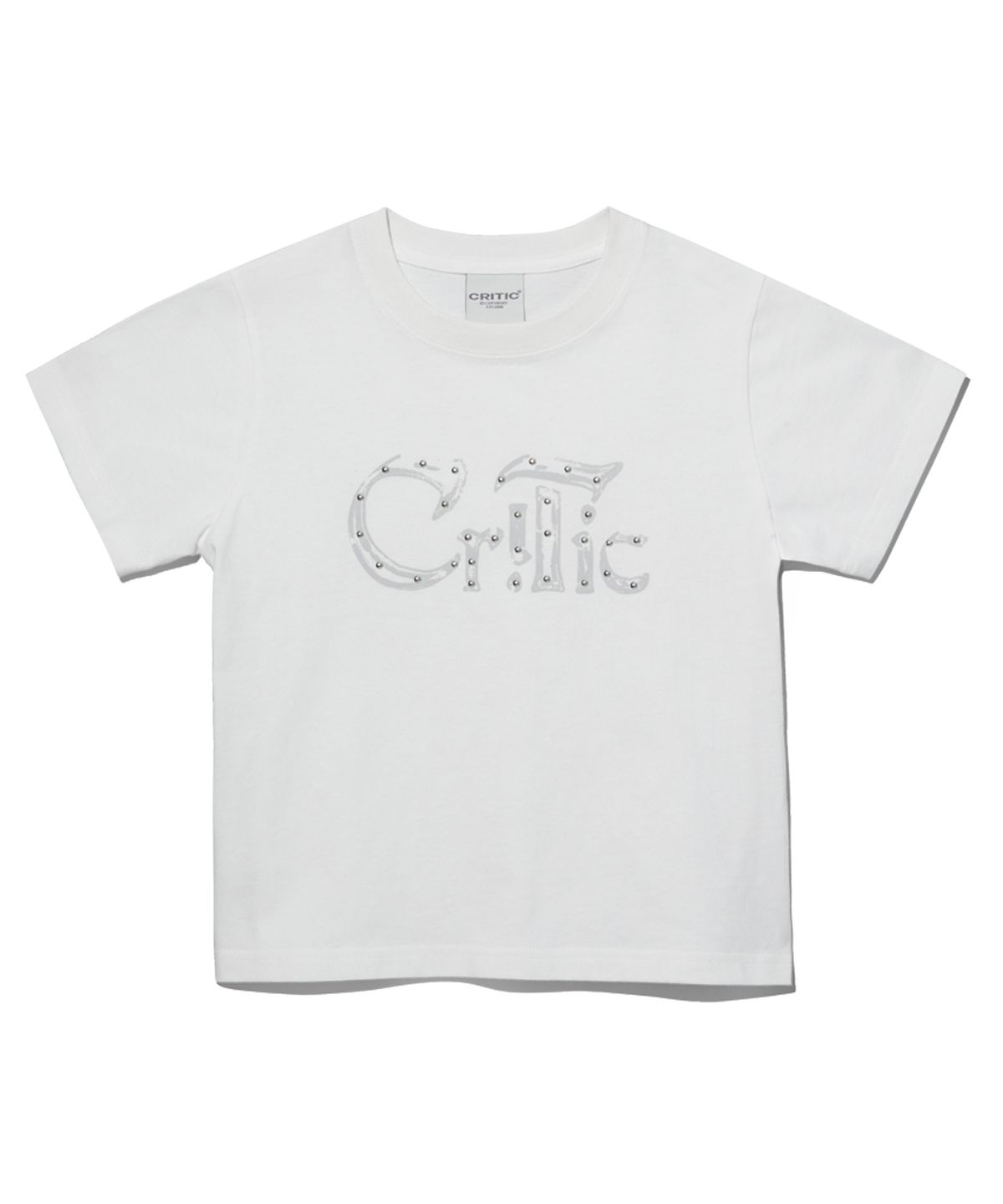 크리틱(CRITIC) GLIMMER GOTHIC T-SHIRTS (FOR WOMAN) WHITE