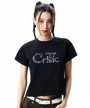 GLIMMER GOTHIC T-SHIRTS (FOR WOMAN) BLACK