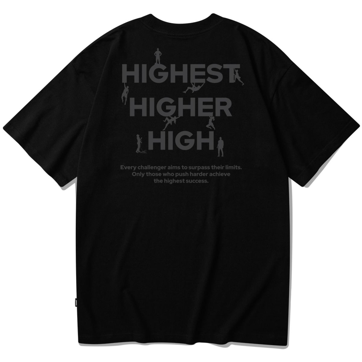 스플래시코드(SPLASHCODE) 반팔 티셔츠 블랙 - 하이어(Higher)