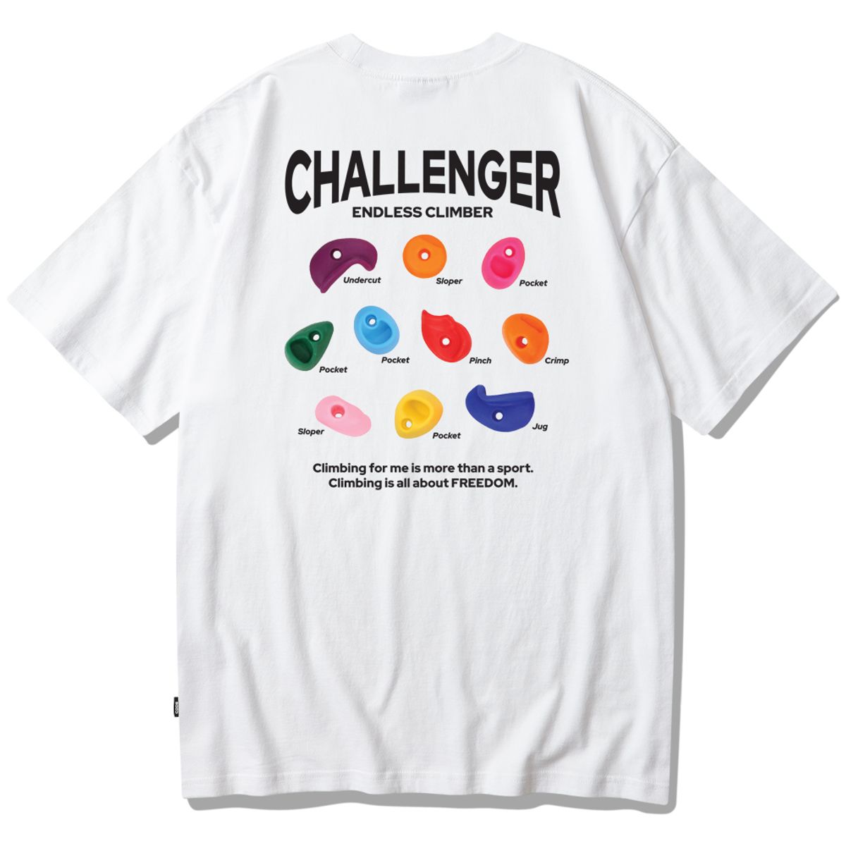 스플래시코드(SPLASHCODE) 반팔 티셔츠 화이트 - 도전자(Challenger)