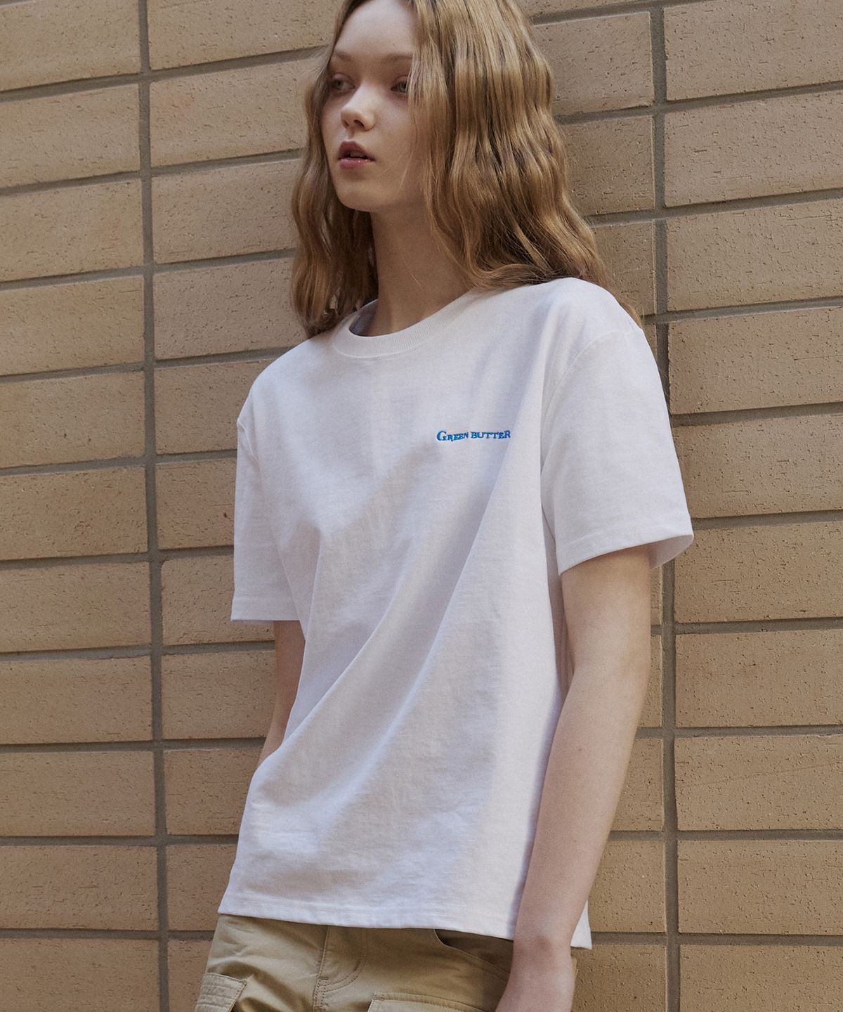 그린버터(GREENBUTTER) Cozy Solid Tee (Ivory)