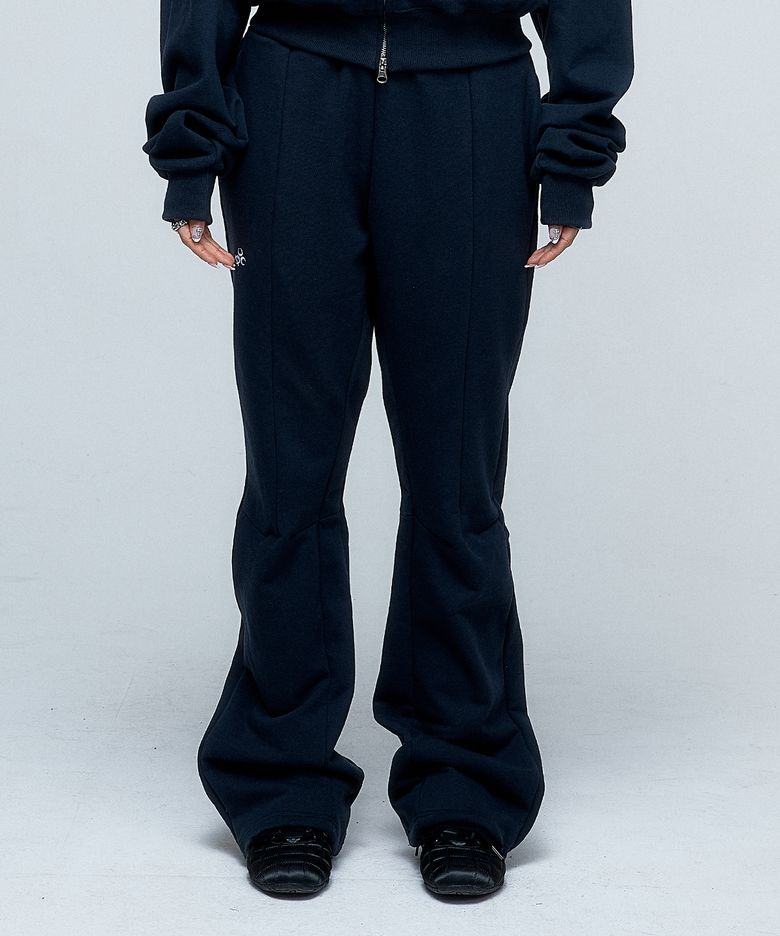 (DUC) Flare Sweat Pants Vintage Black