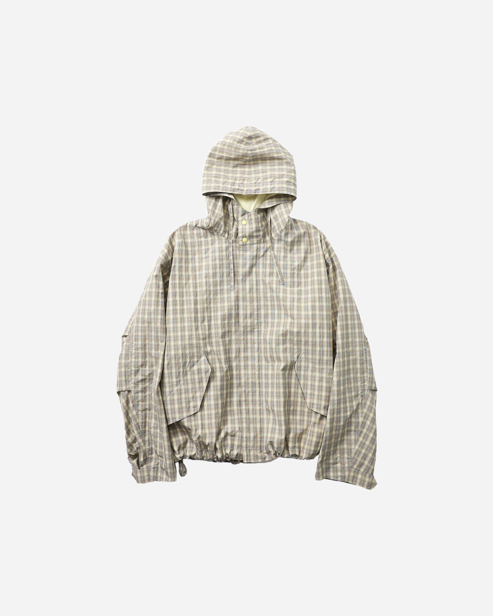 MUSINSA | 999HUMANITY Check Mid Fishtail Jacket (Yellow)