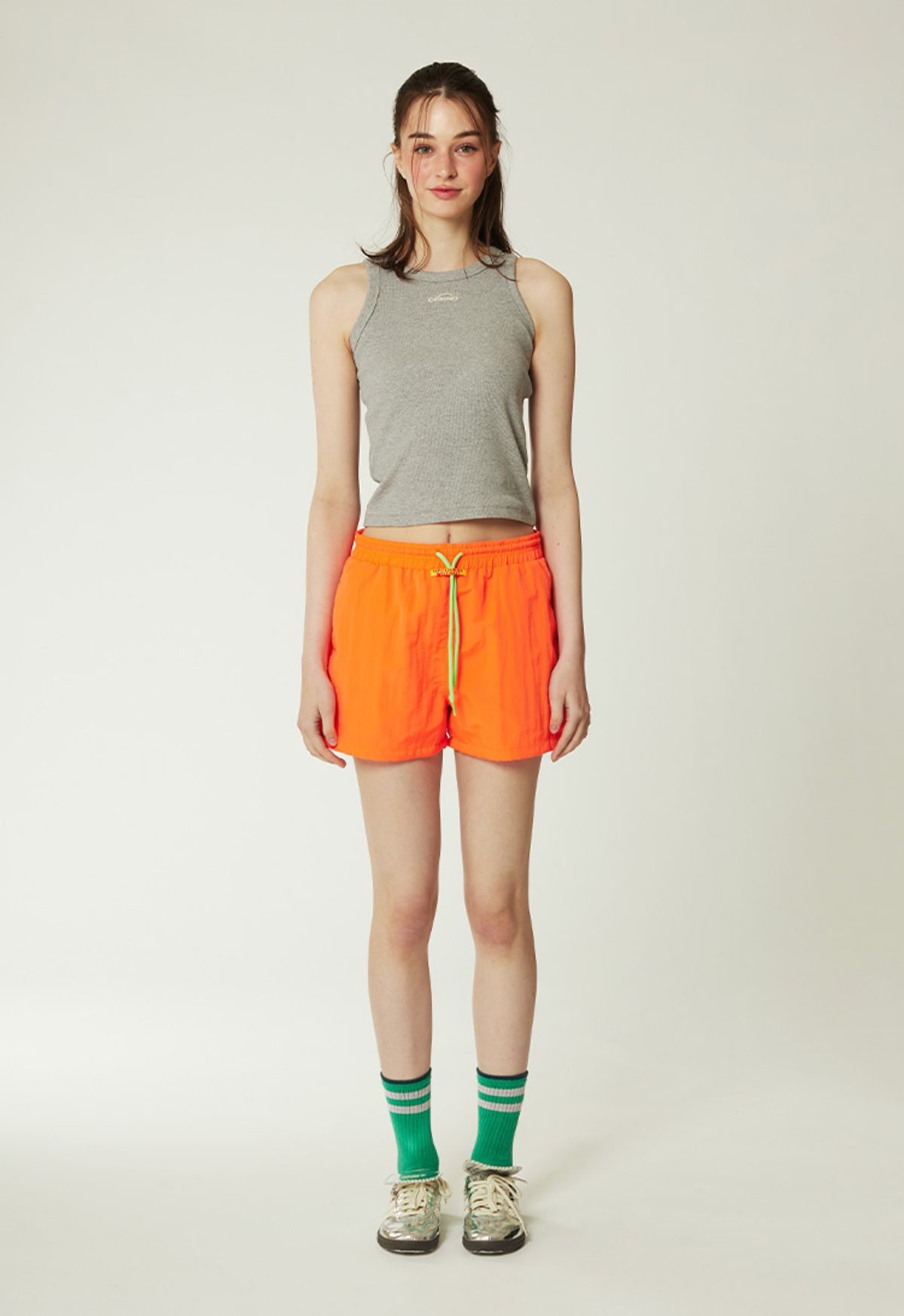 오브콜스와이낫(OFCOURSEWHYNOT) My favorite nylon mini shorts_4color