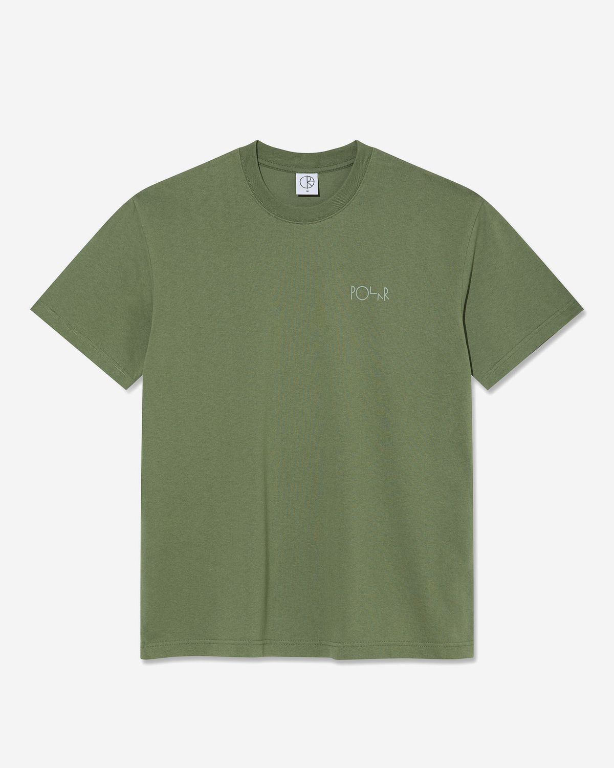 폴라(POLAR) STROKE LOGO CONTRAST TEE [MOSS GREEN]