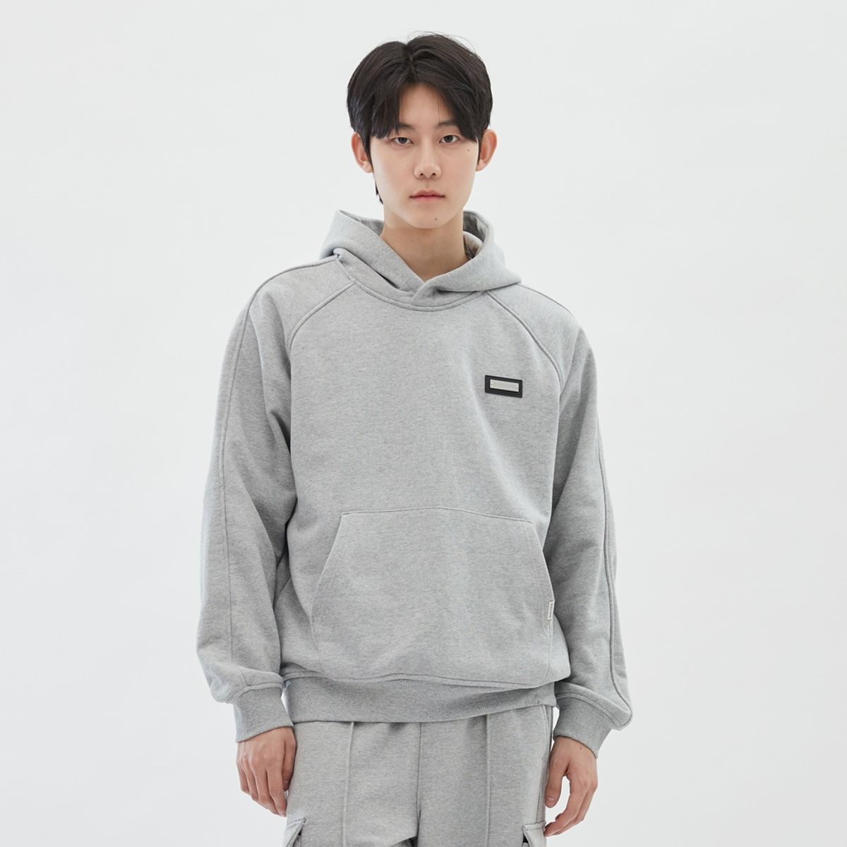 스케쳐스(SKECHERS) 남성 C/P 헤비 웨이트 후드티셔츠_SL3MTCFS012