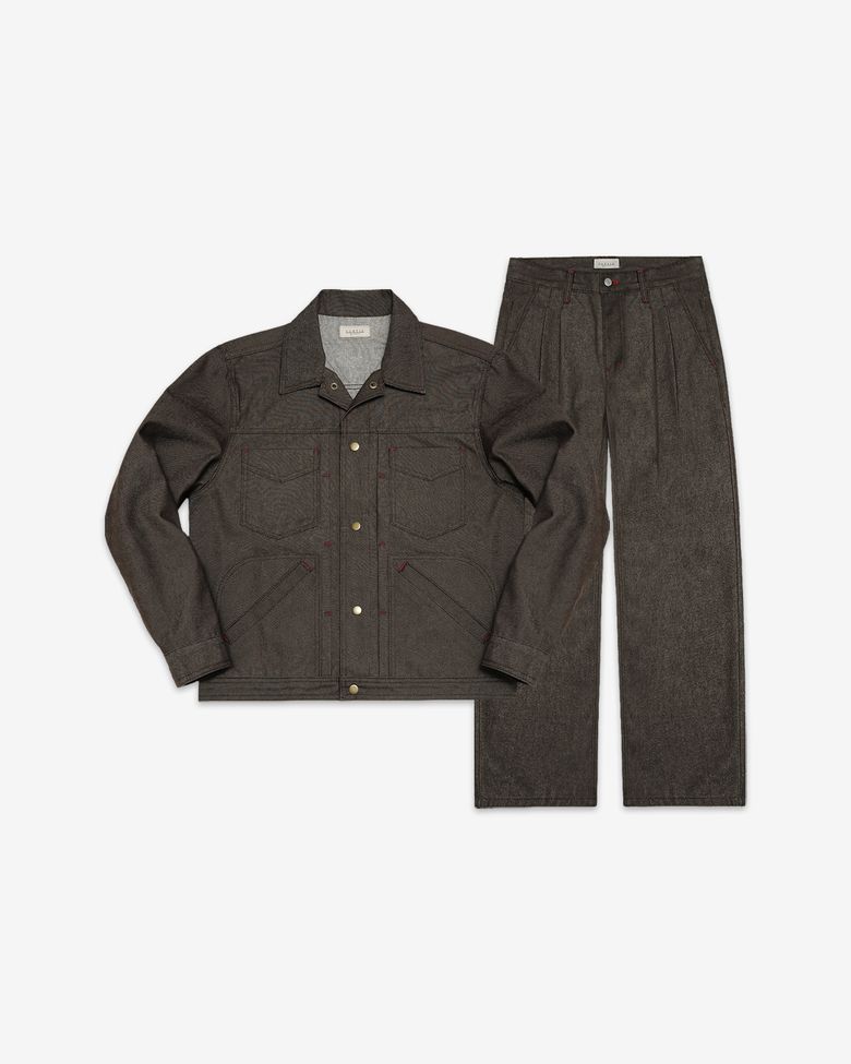 560 Type-2 Denim Trucker Set-up (Brown)