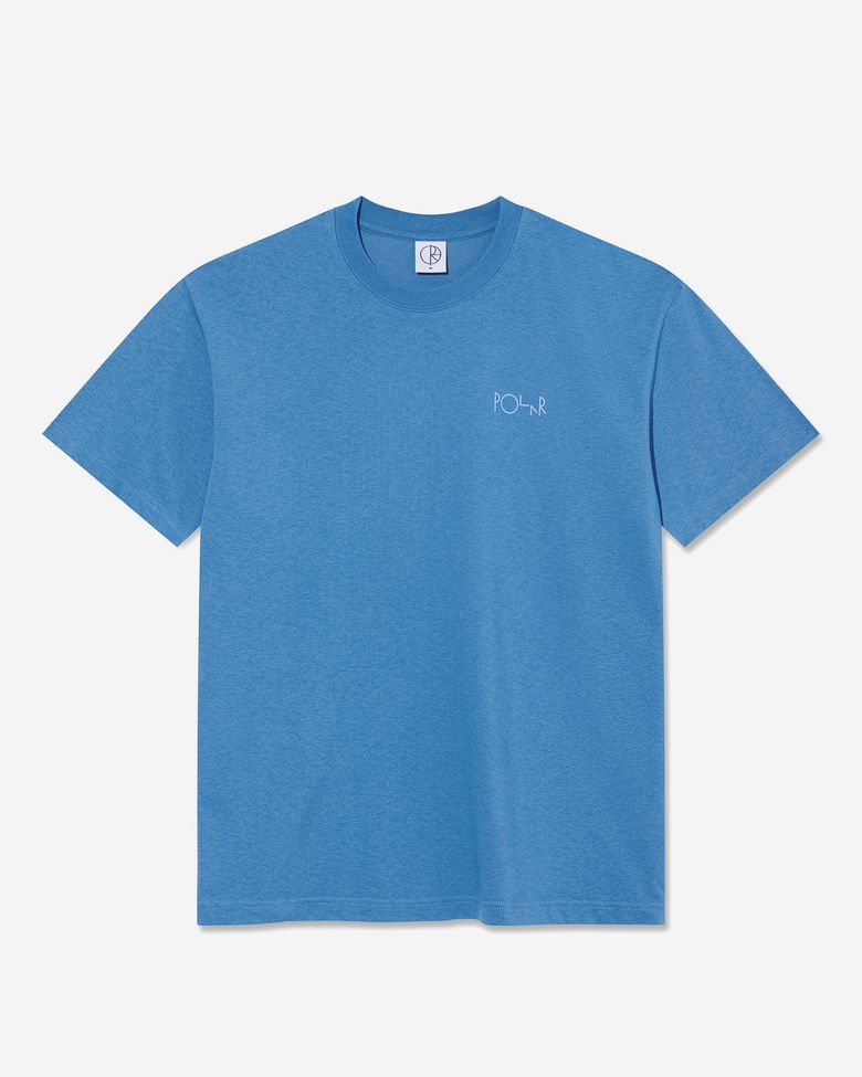 STROKE LOGO CONTRAST TEE [FRENCH BLUE]