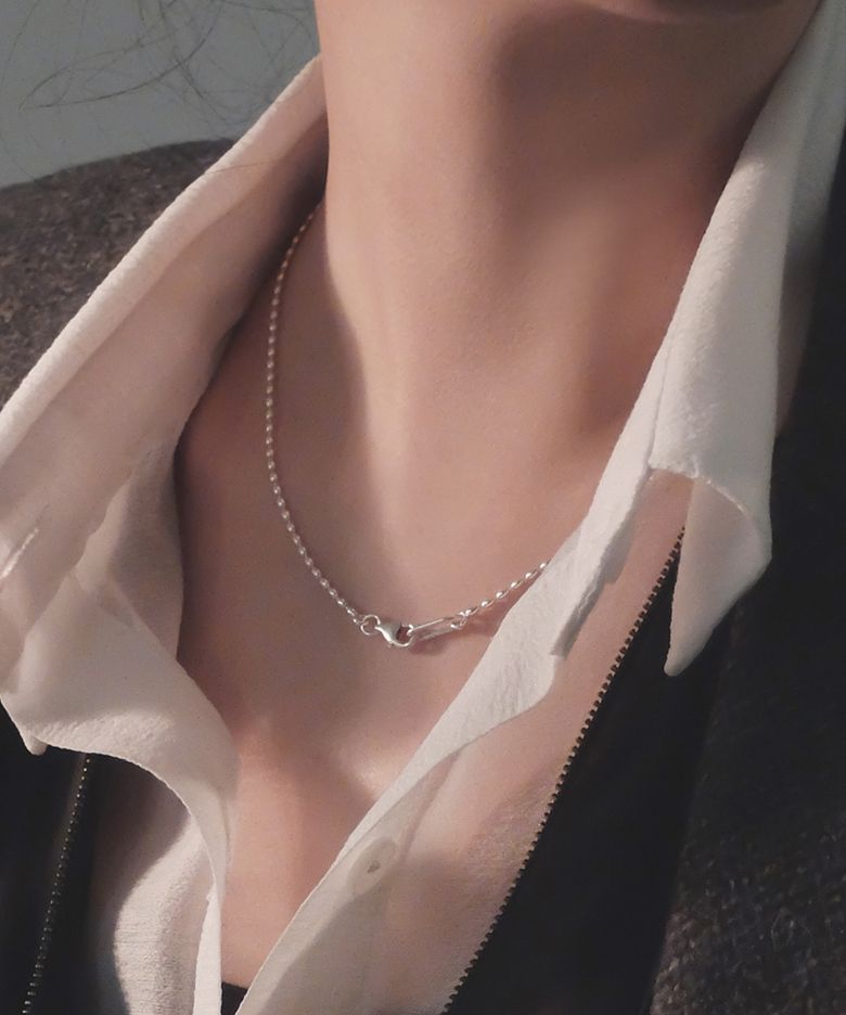 데일리 심플 볼 체인