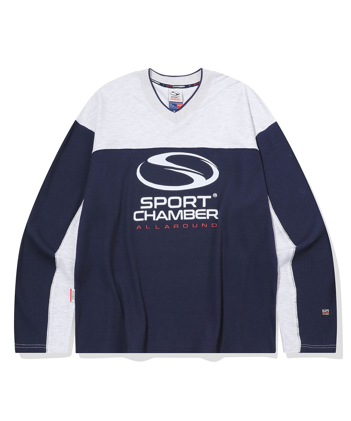 스포츠챔버(SPORT CHAMBER) SC 블록 심볼 티셔츠(네이비)