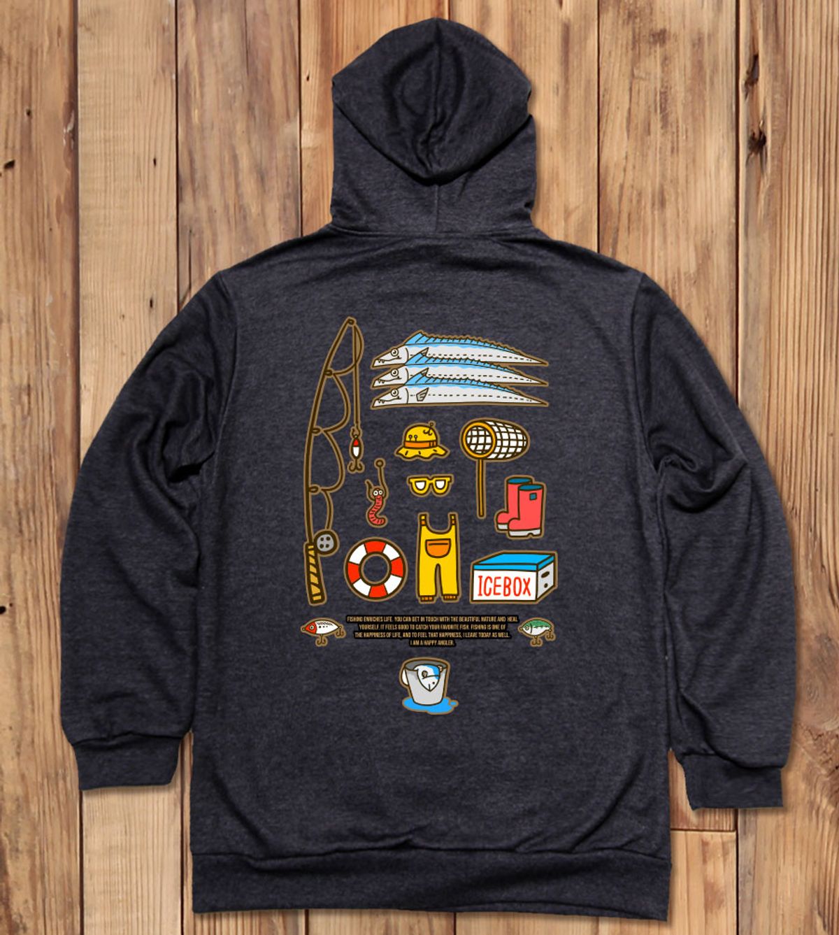 돌돌(DOLDOL) FICO-HOODY-240 익스트림 낚시 브랜드 피코앵글러 갈치 후드티