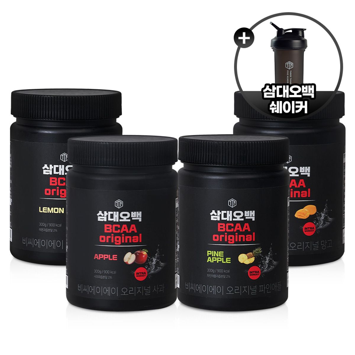 삼대오백(SAMDAE500) BCAA 오리지널 300g +  쉐이커 800ml