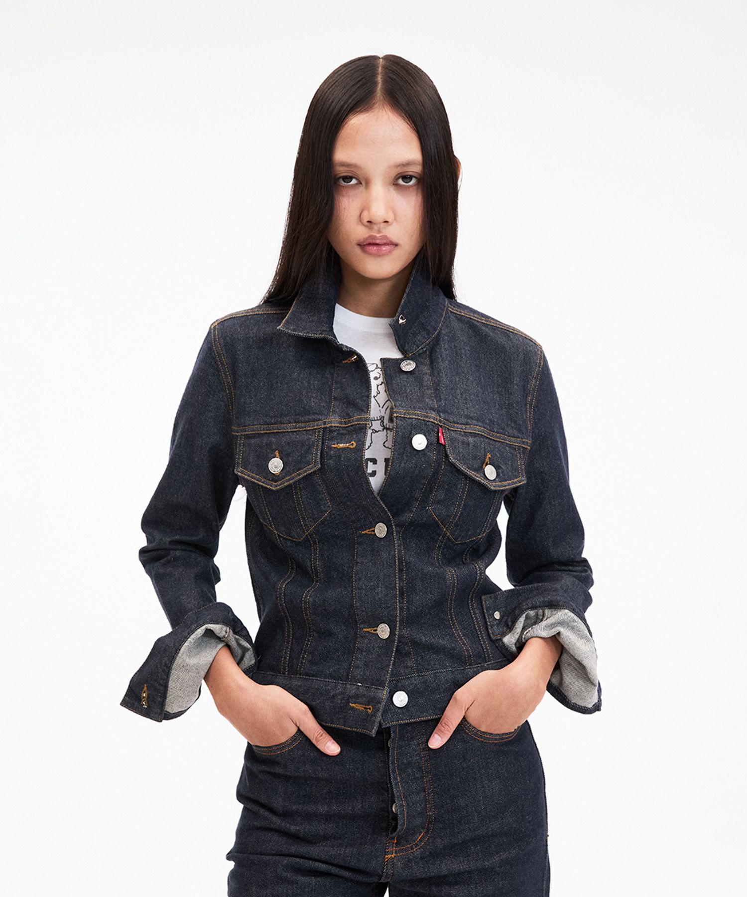 MUSINSA公式 | M.M.M インディゴデニムジャケット