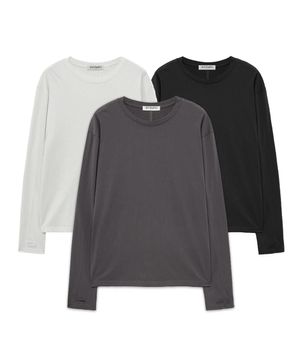 스파인 심 롱 슬리브 : 3컬러